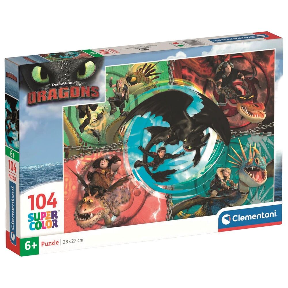 Puzzle Como Entrenar a tu Dragon 104pzs