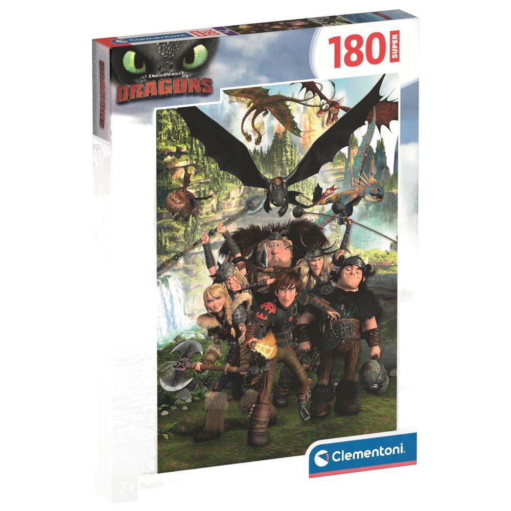 Puzzle super Como Entregar a Tu Dragon 180pzs
