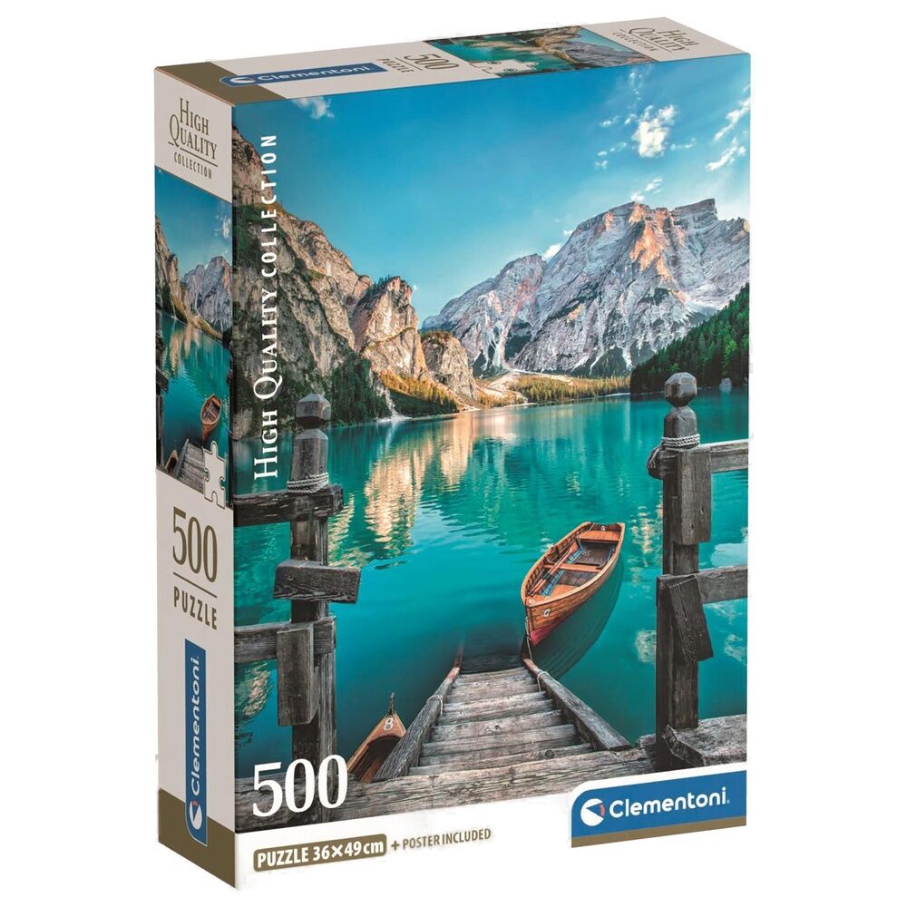 Puzzle Braies Lake High Quality 500pzs