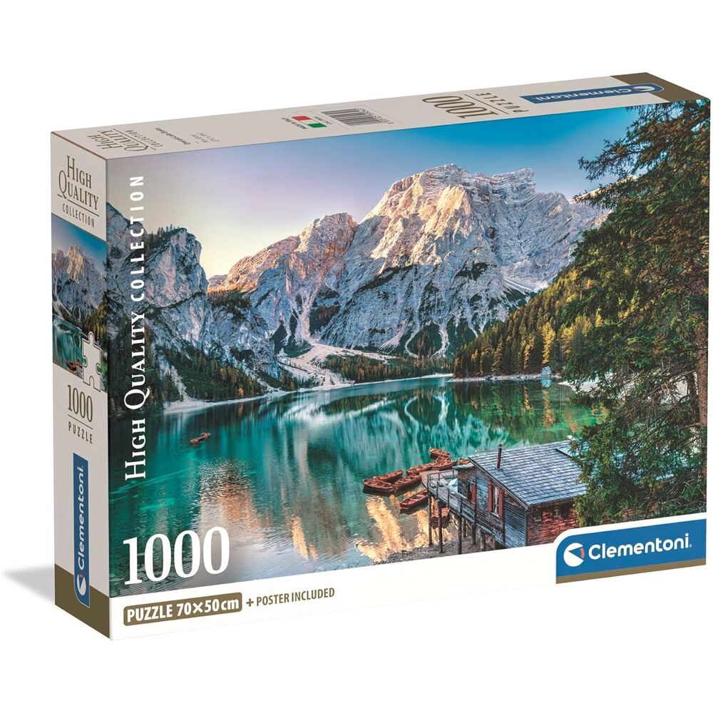 Puzzle Emerald Lake Braies High Quality 1000pzs