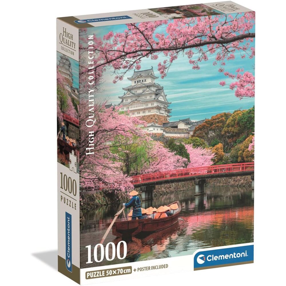 Puzzle Himeji Castle in Spring High Quality 1000pzs