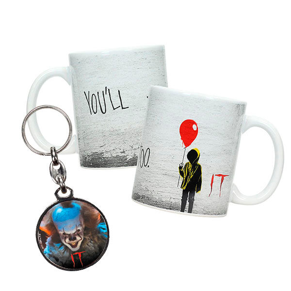 Taza + Llavero Pennywise IT