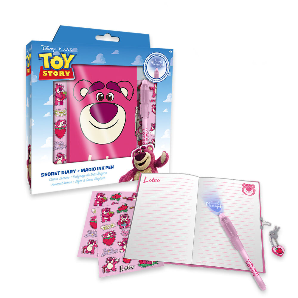 Dario + Boligrafo Magico Lotso Toy Story Disney Pixar