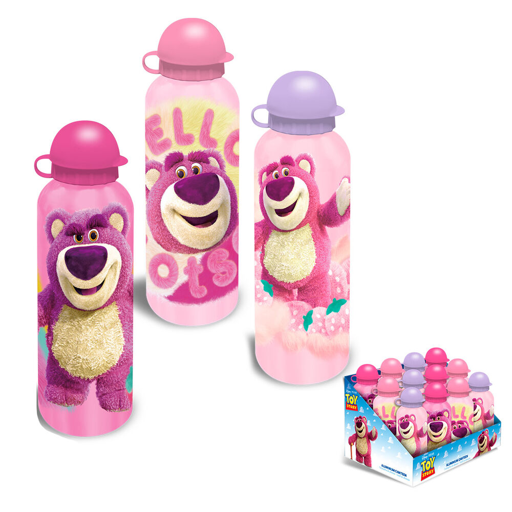 Cantimplora aluminio Lotso Toy Story Disney Pixar 500ml surtido
