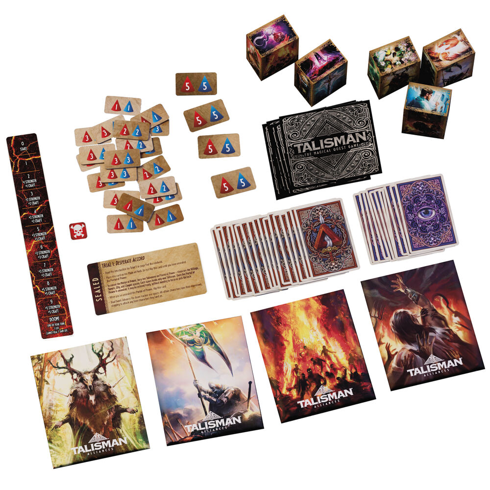 Expansion Juego de mesa La Llamada del Destino Talisman Alianzas ingles