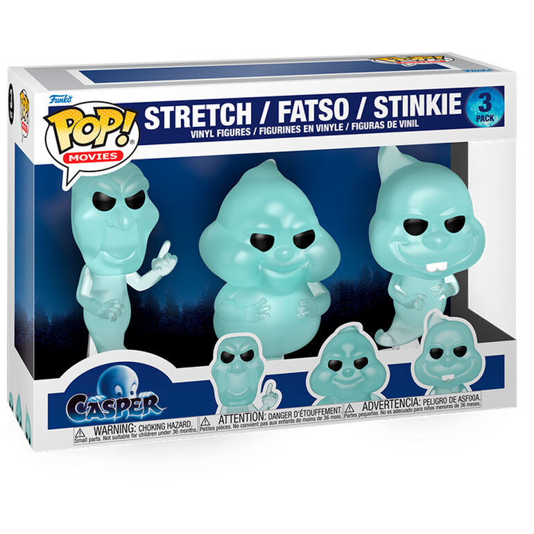 Blister 3 figuras POP Casper Ghostly Trio