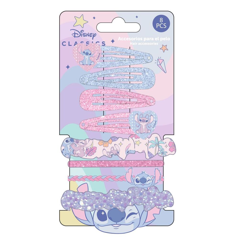 Blister accesorios pelo Stitch Disney
