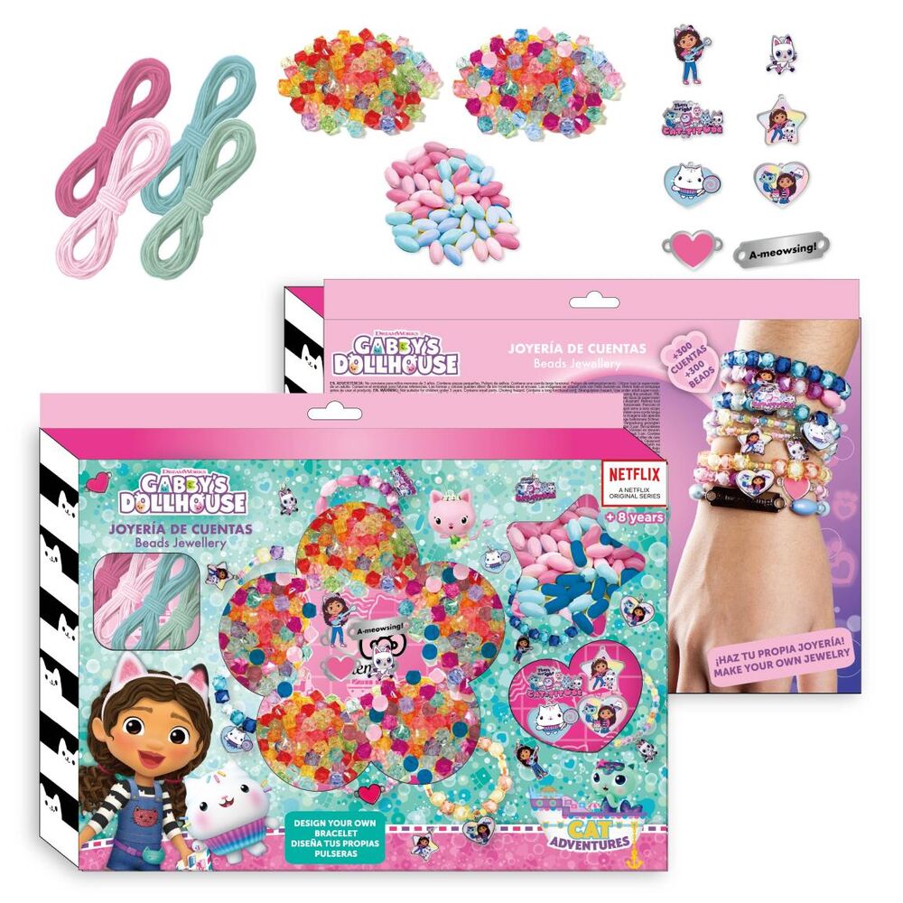 Set diseña tus propias pulseras La Casa de Muñecas de Gabby