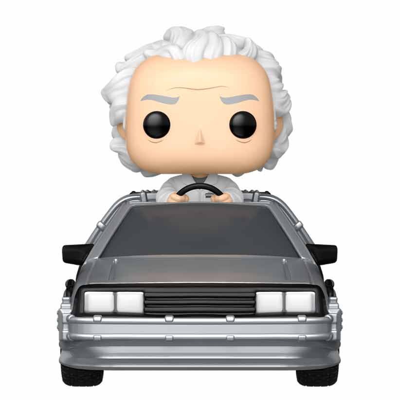 Figura POP Rides Deluxe Regreso al Futuro Doc With Time Machine
