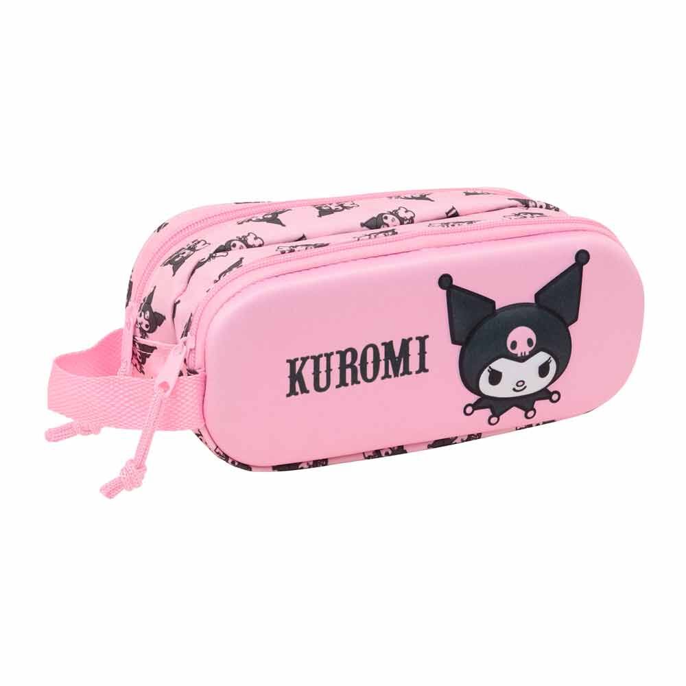 Portatodo 3D Kuromi Hello Kitty doble