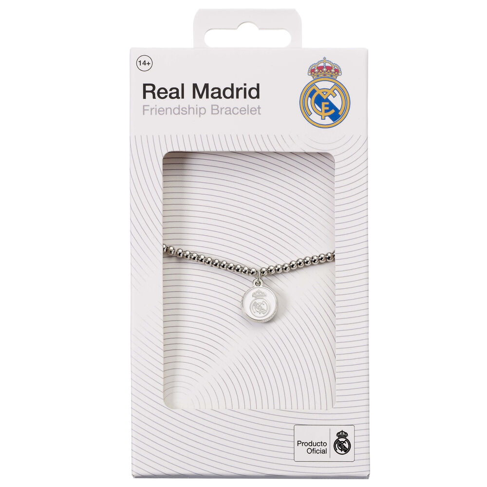 Pulsera Real Madrid plateada