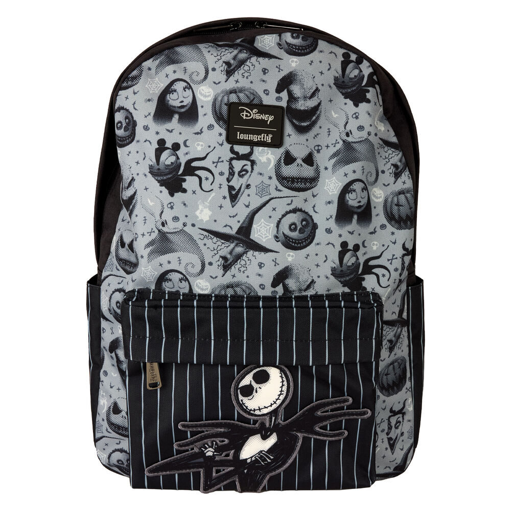 Mochila nylon Pesadilla Antes de Navidad Disney Loungefly 43cm