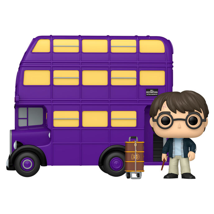 Figura POP Rides Super Deluxe Harry Potter – Harry Potter with Knight Bus