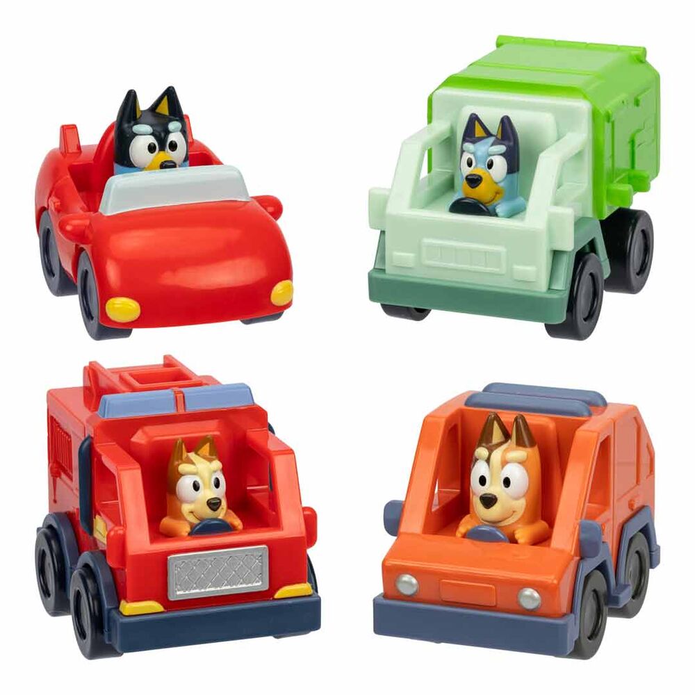 Vehiculos Mini Carreras Bluey surtido