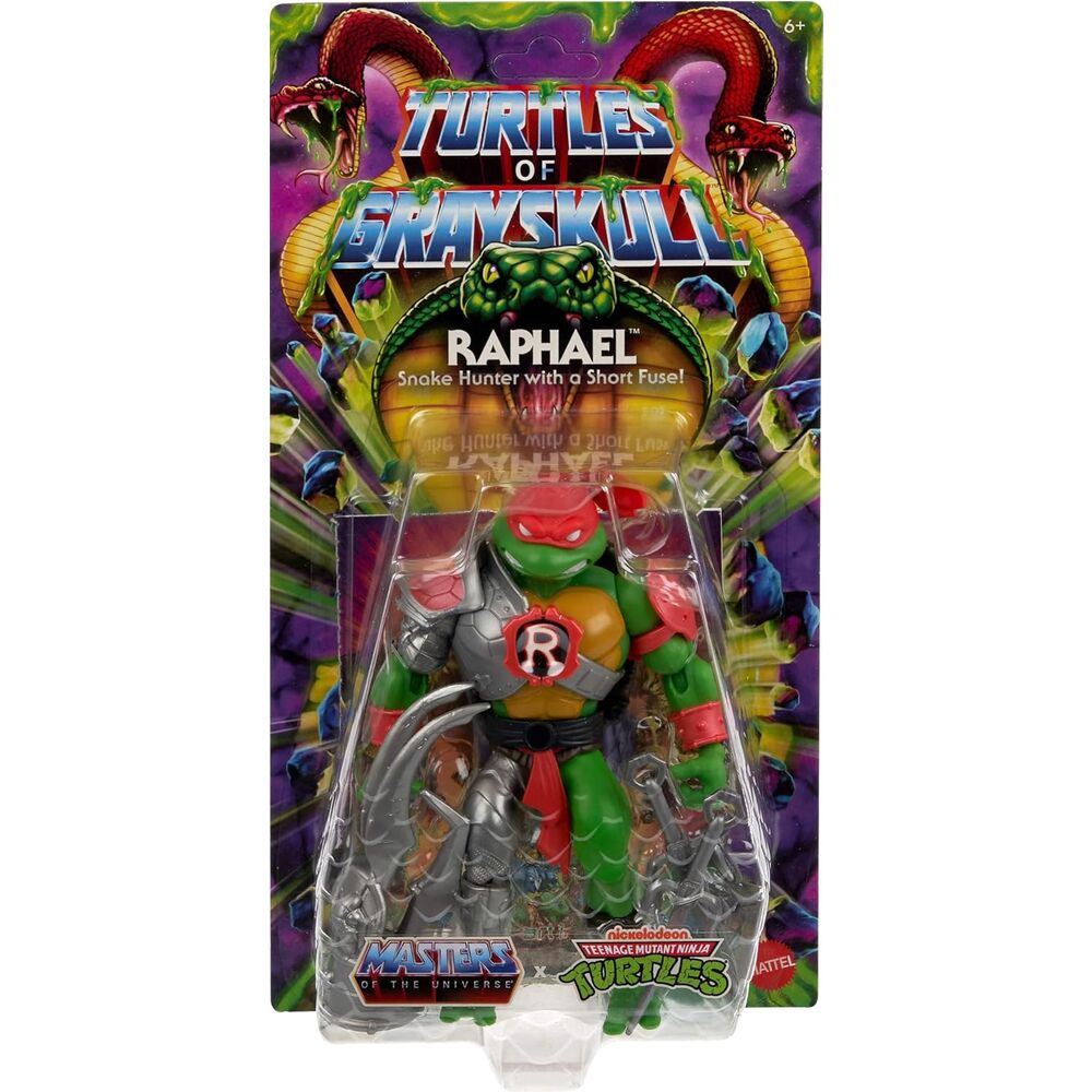 Figura Raphael Turtles of Grayskull Masters of the Universe 14cm - Imagen 3