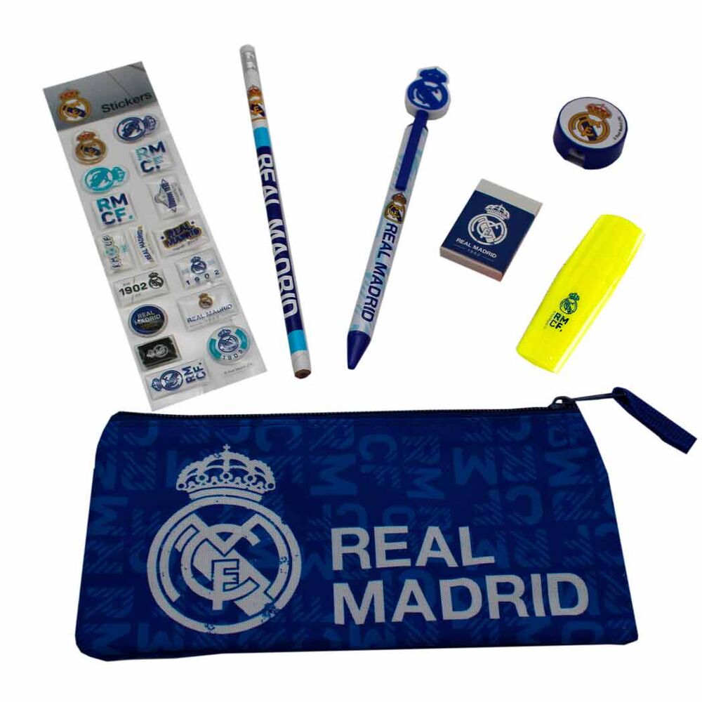 Set papeleria Real Madrid 7pzs