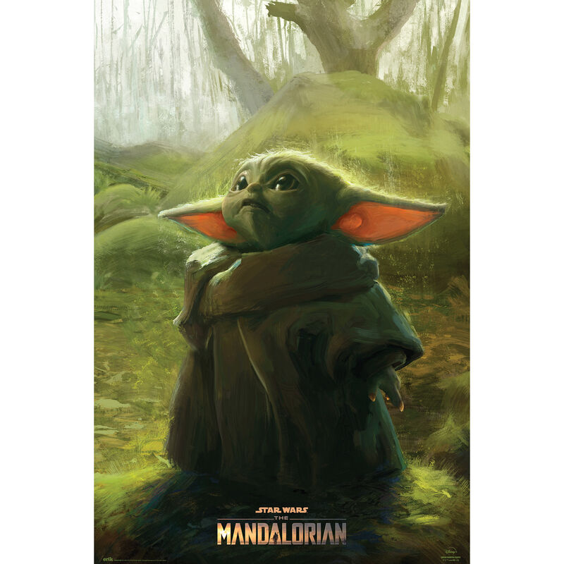 Poster Baby Yoda The Mandalorian Star Wars