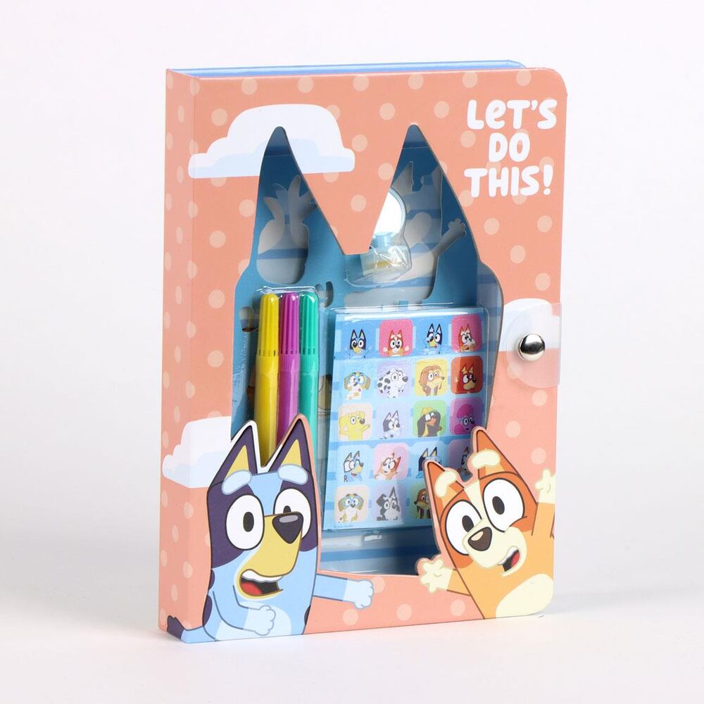 Set cuaderno Bluey
