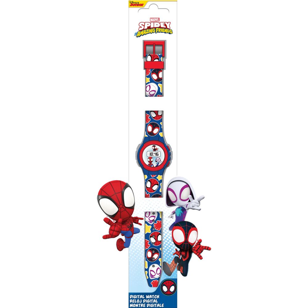 Reloj digital Spidey and His Amazing Friends Marvel