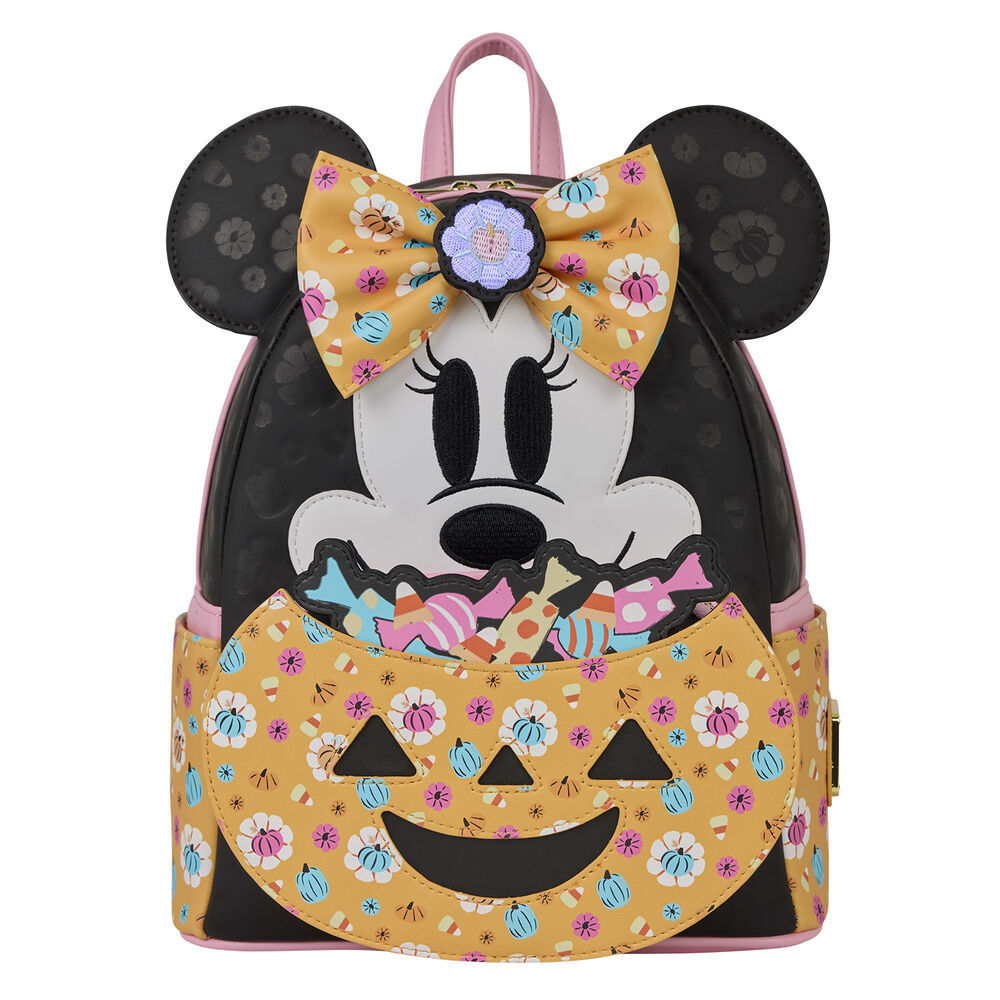 Mochila Pumpkin Minnie Disney Loungefly 26cm