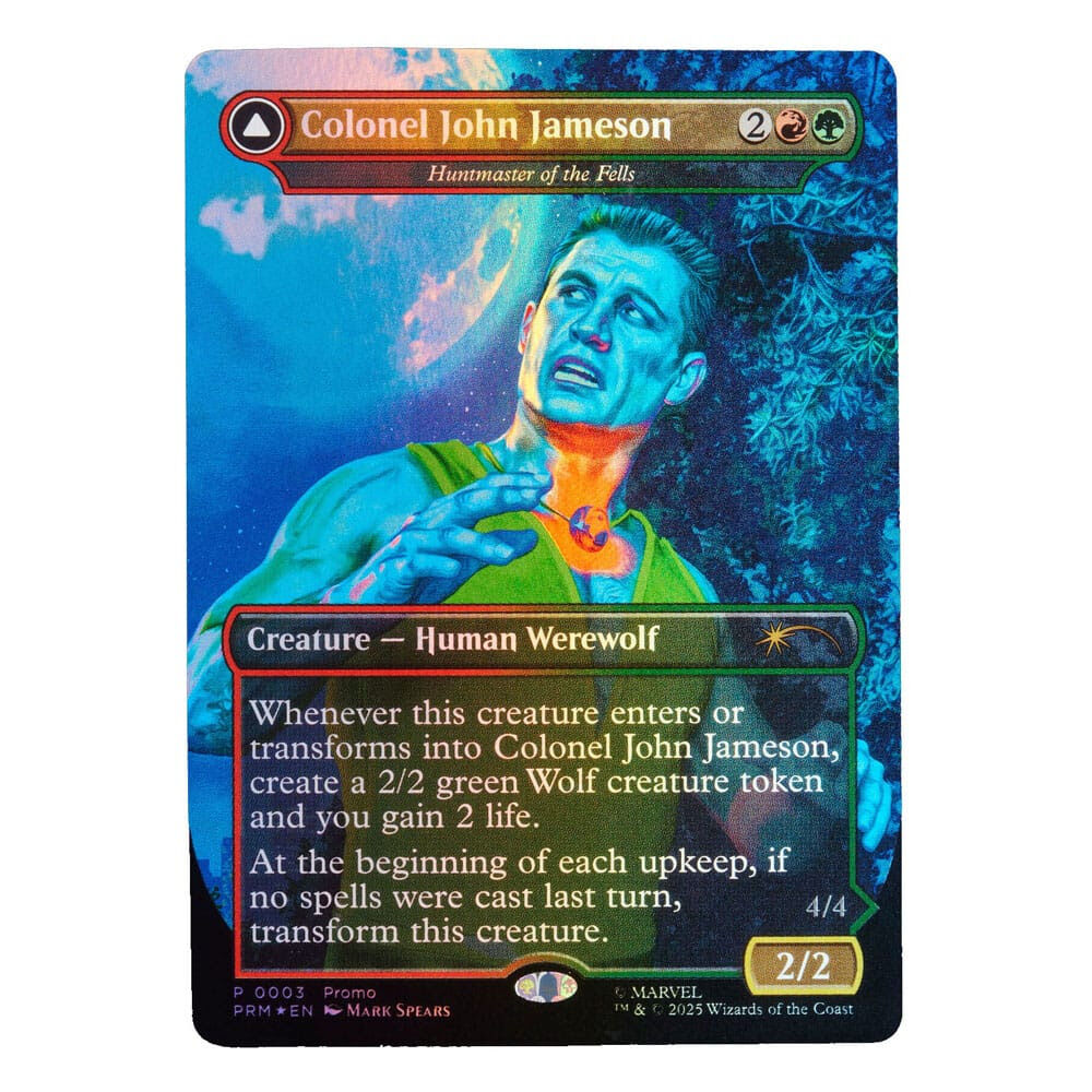 Figura Man-Wolf Magic The Gathering Spider-Man Marvel 15cm - Imagen 6