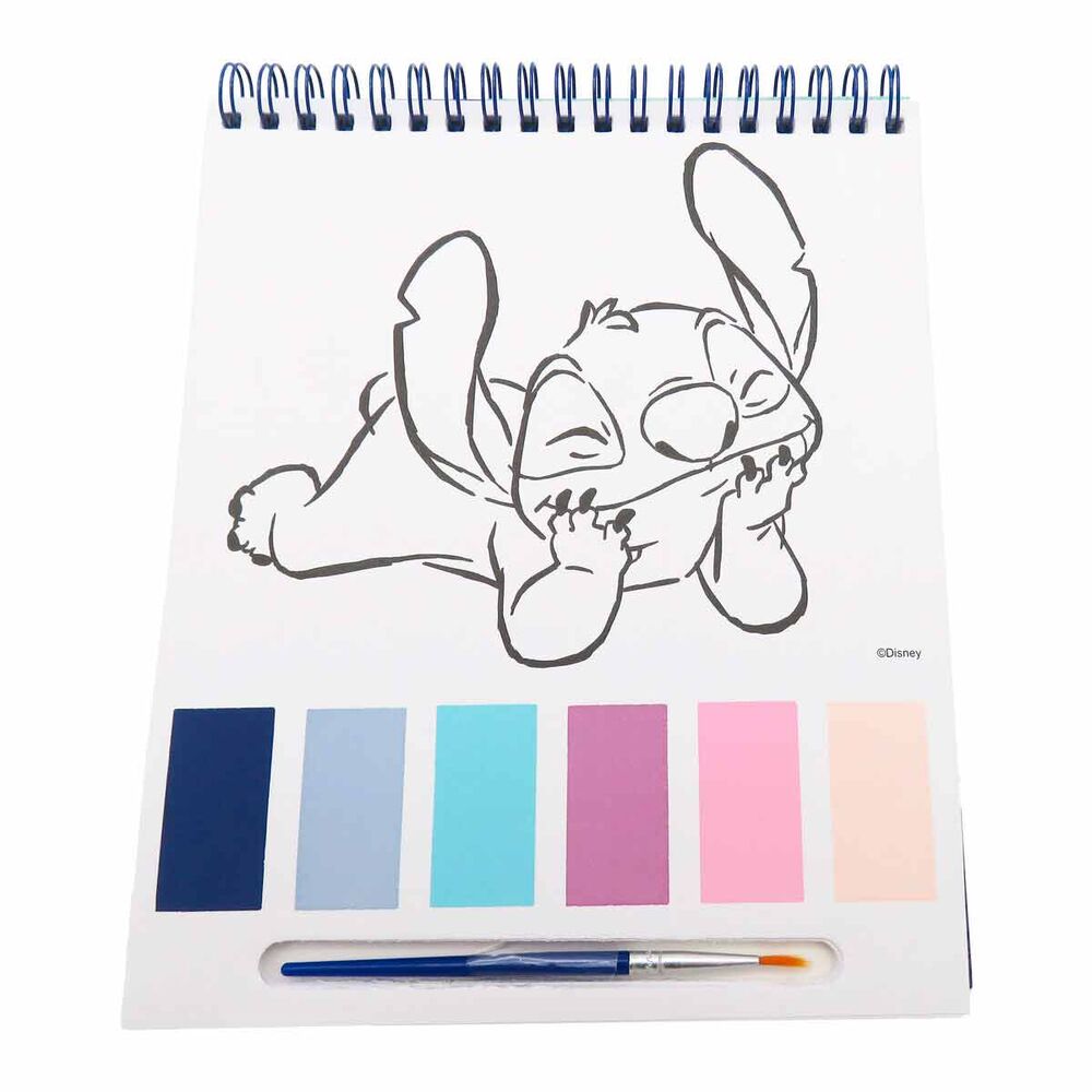 Bloc Dibujo Acuarelas Stitch Disney