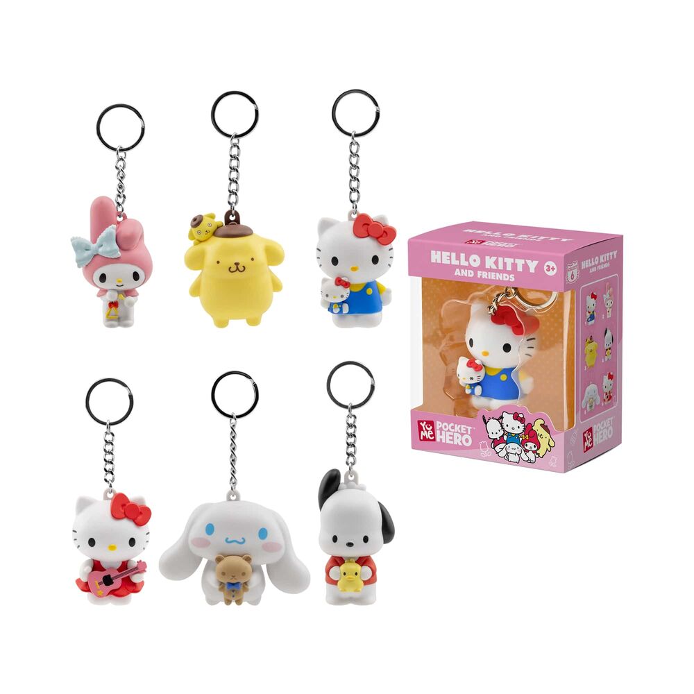 Llavero figura Hello Kitty surtido