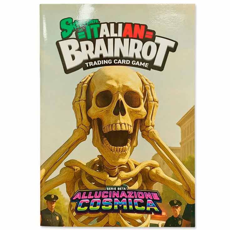 Album + Sobre de 7 cartas coleccionables Allucinacion Cosmica Serie 2 Italian Brainrot Italiano
