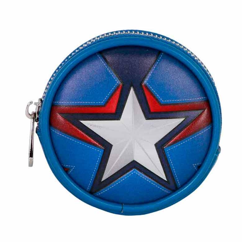 Monedero Coura Capitan America Marvel