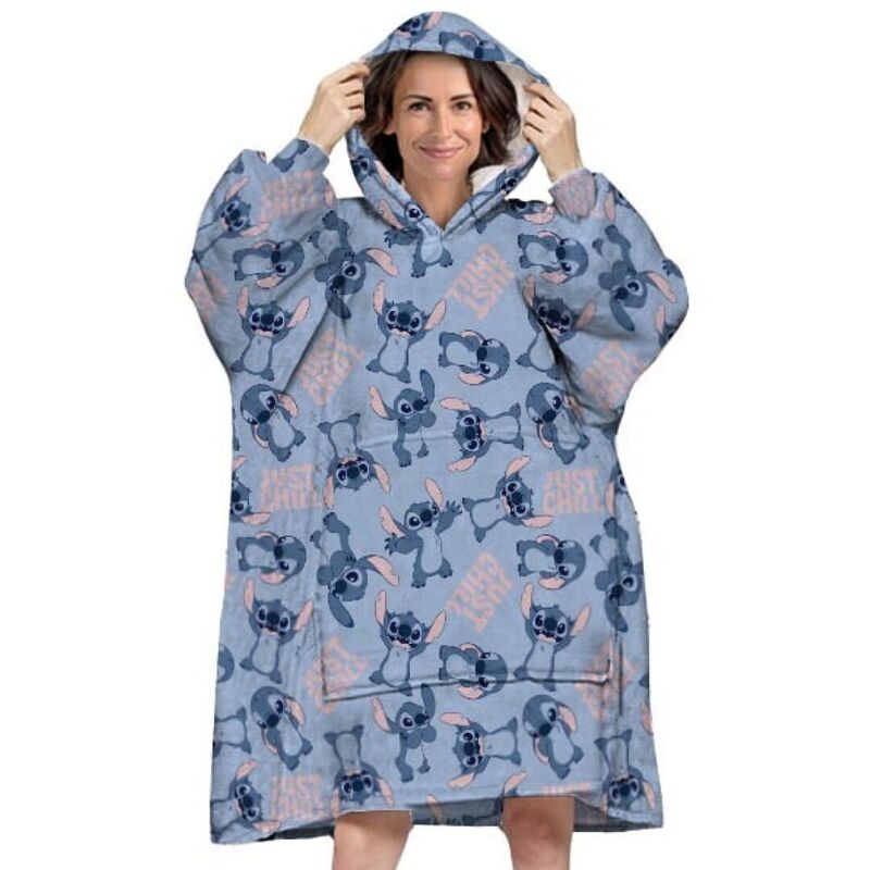 Bata sudadera oversize Stitch Disney adulto