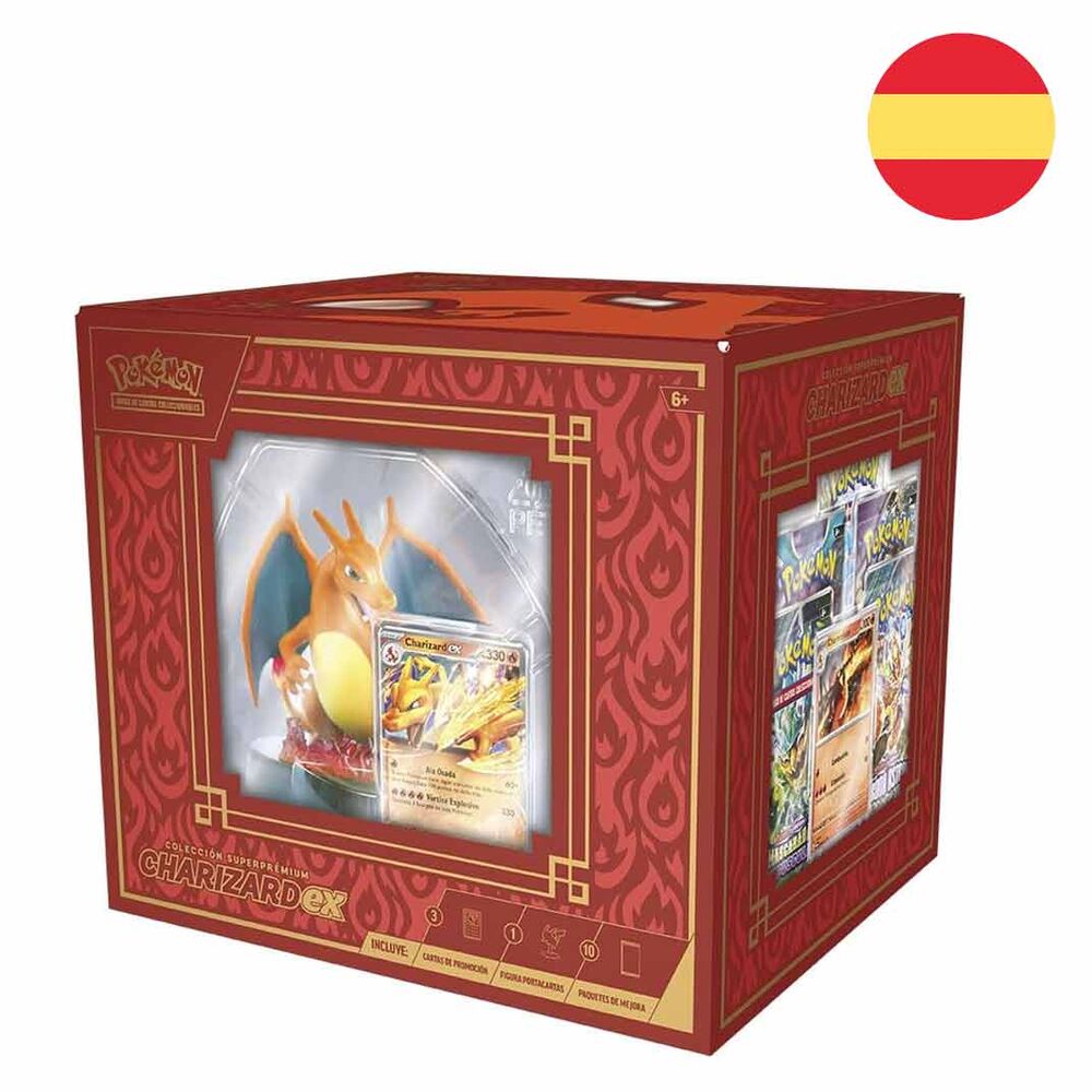 Estuche cartas Charizard Pokemon español