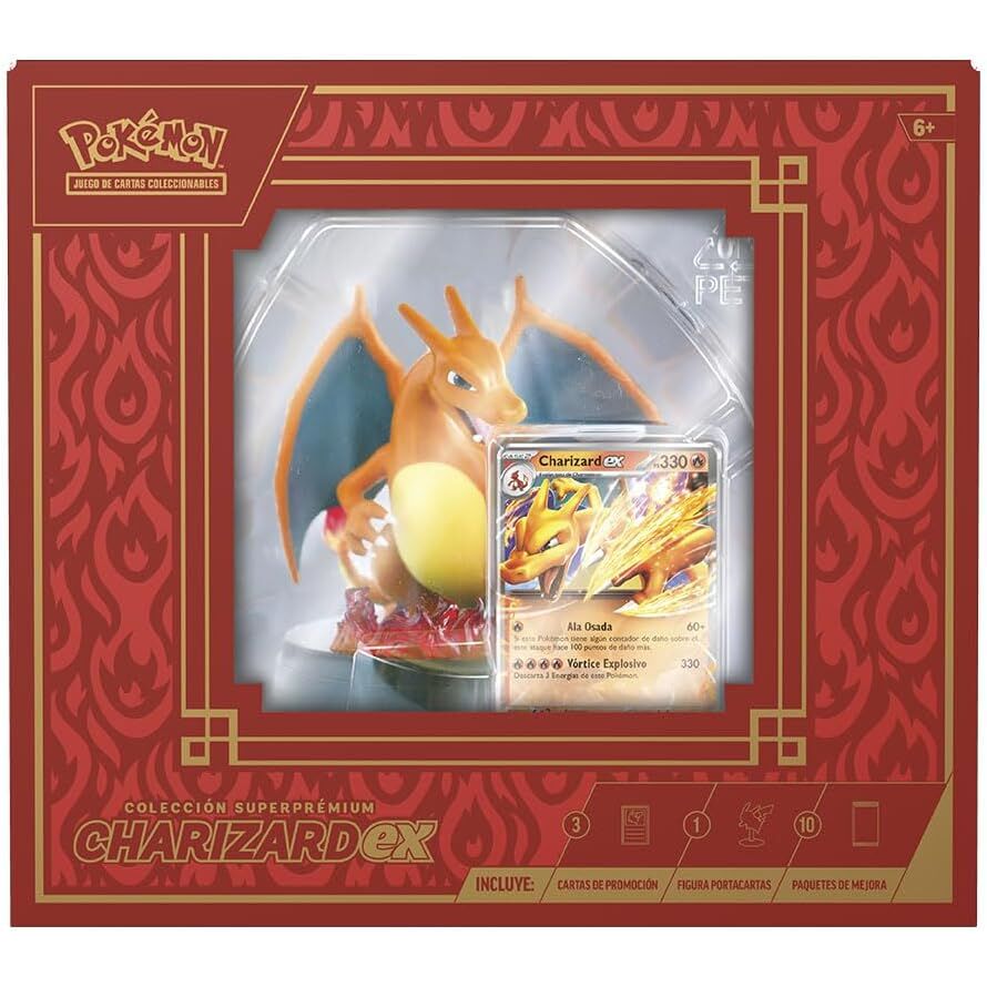Estuche cartas Charizard Pokemon español - Imagen 3