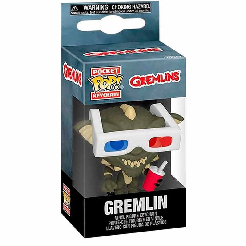 Llavero Pocket Gremlins Gremlin with 3D Glasses