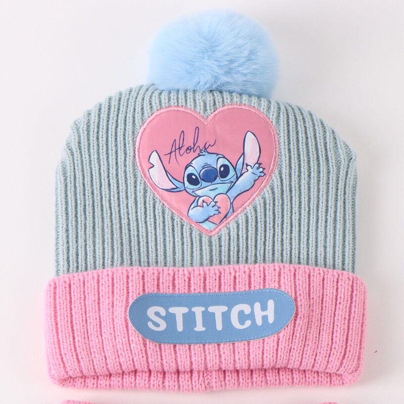 Conjunto gorro guantes bufanda Stitch Disney