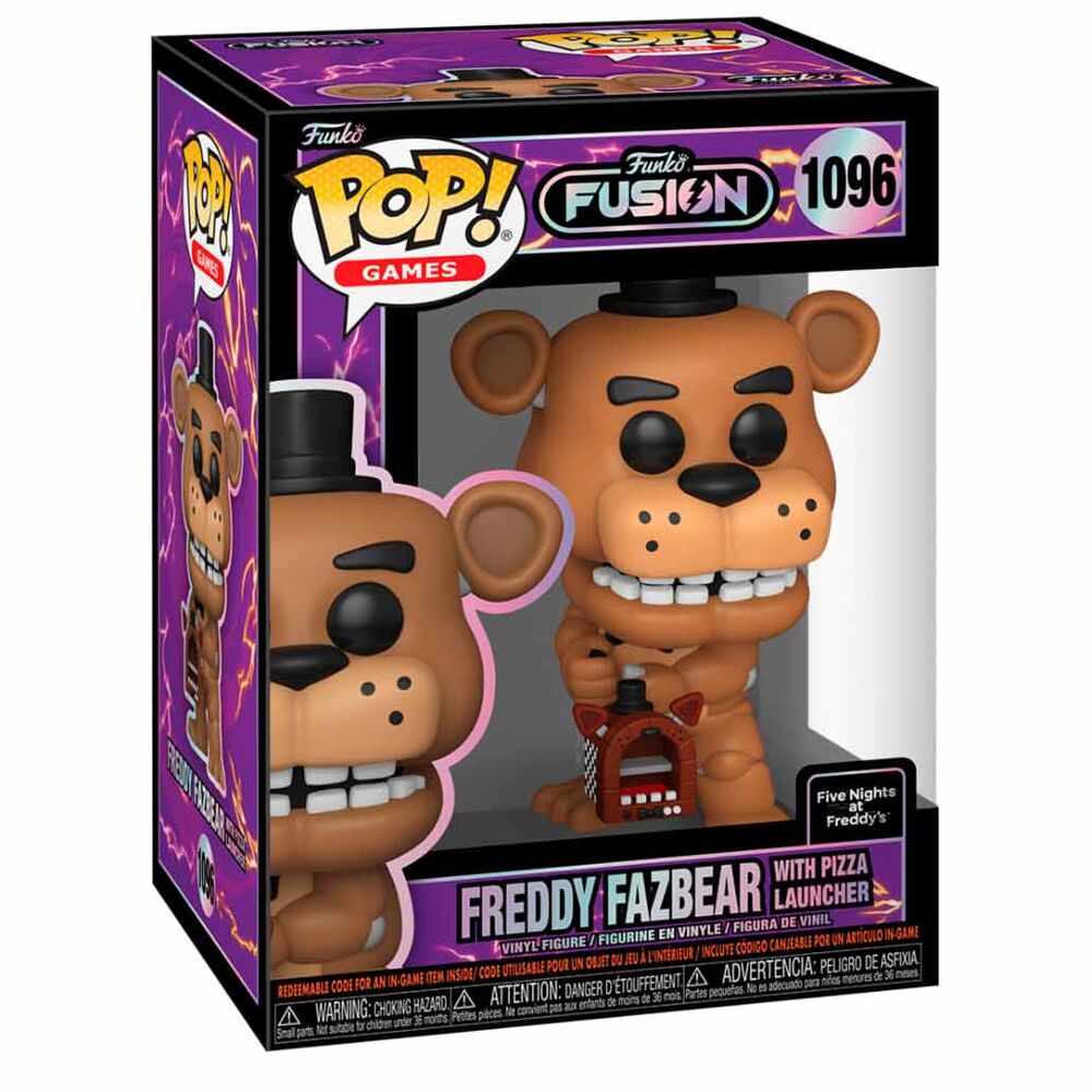 Figura POP Funko Fusion Five Nights at Freddys Freddy Fazbear with Pizza Launcher