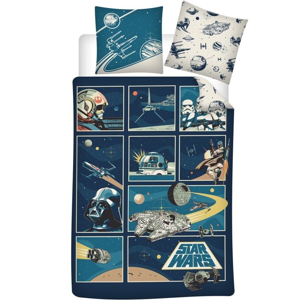 Funda nordica Star Wars cama 90cm algodon