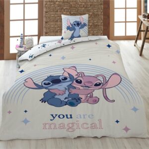 Funda nordica Angel & Stitch Disney cama 90cm policotton