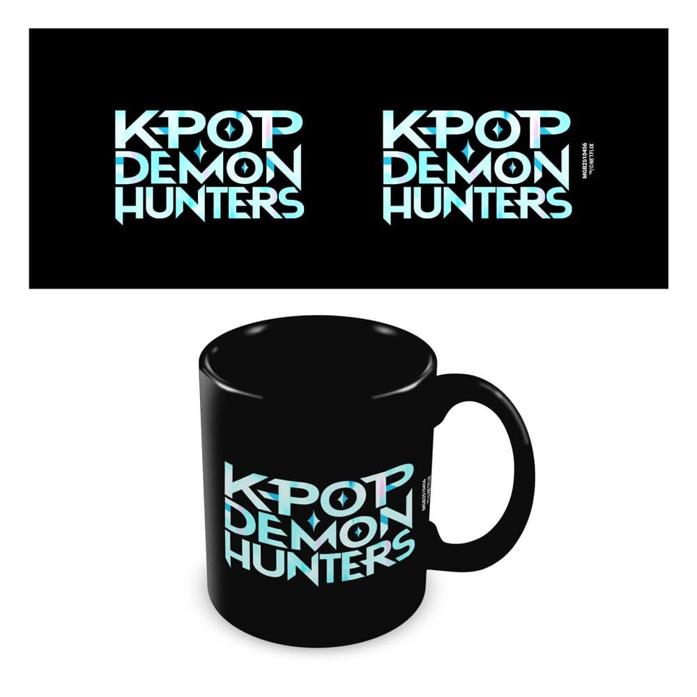 Taza Logo KPop Demon Hunters 325ml