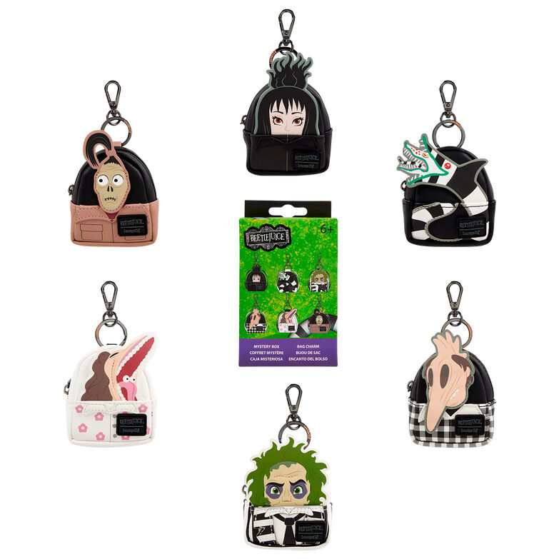 Llavero mini mochila Mystery Beetlejuice Loungefly surtido
