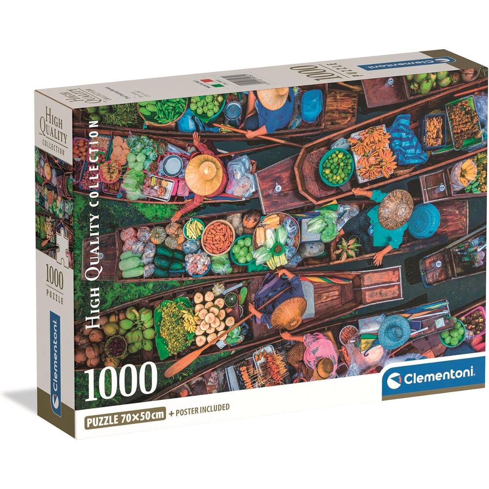 Puzzle Thai Floating Market High Quality 1000pzs