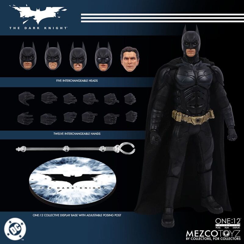 Figura Batman El Caballero Oscuro DC Comics 17cm - Imagen 4