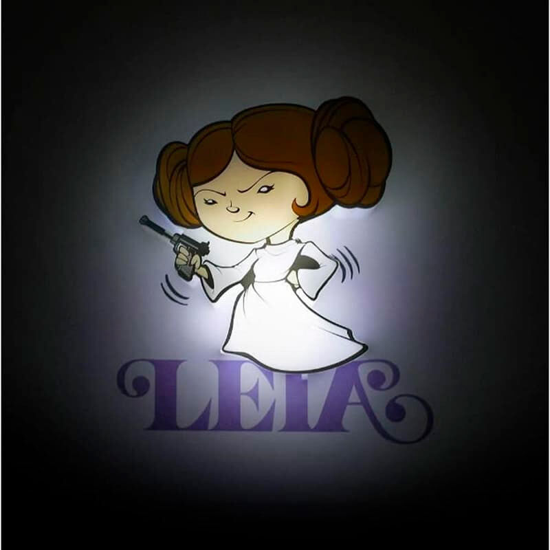 Lampara 3D Light FX mini Leia Star Wars