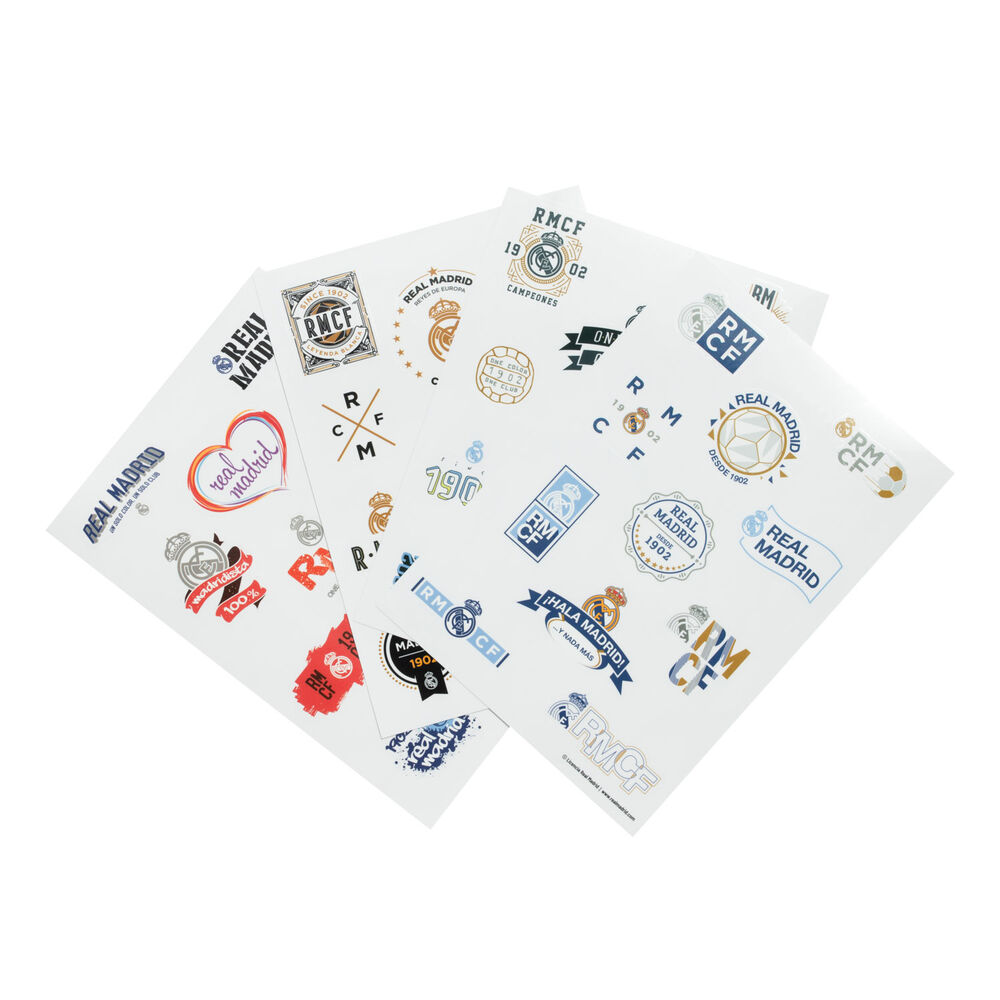 Pegatinas reutilizables Real Madrid