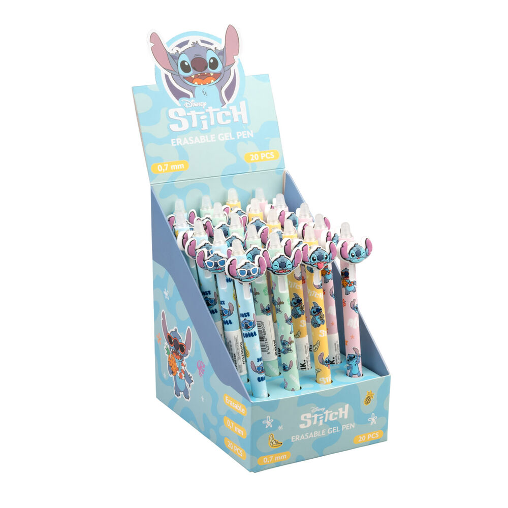 Boligrafo de gel borrable Tropical Stitch Disney surtido