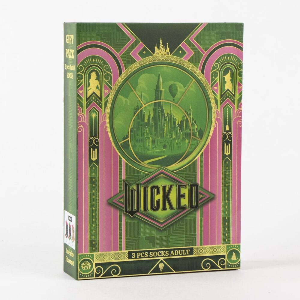 Set 3 calcetines Wicked adulto