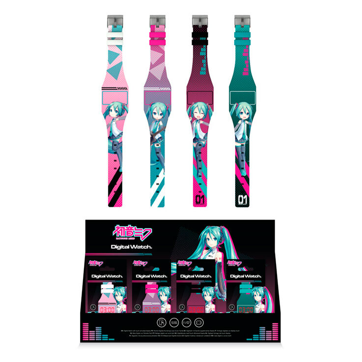 Reloj digital Hatsune Miku surtido