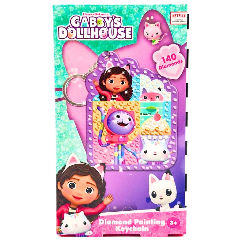Llavero diamanes La Casa de Muñecas de Gabby