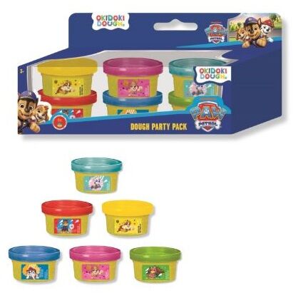 Blister 6 mini botes plastilina Patrulla Canina Paw Patrol