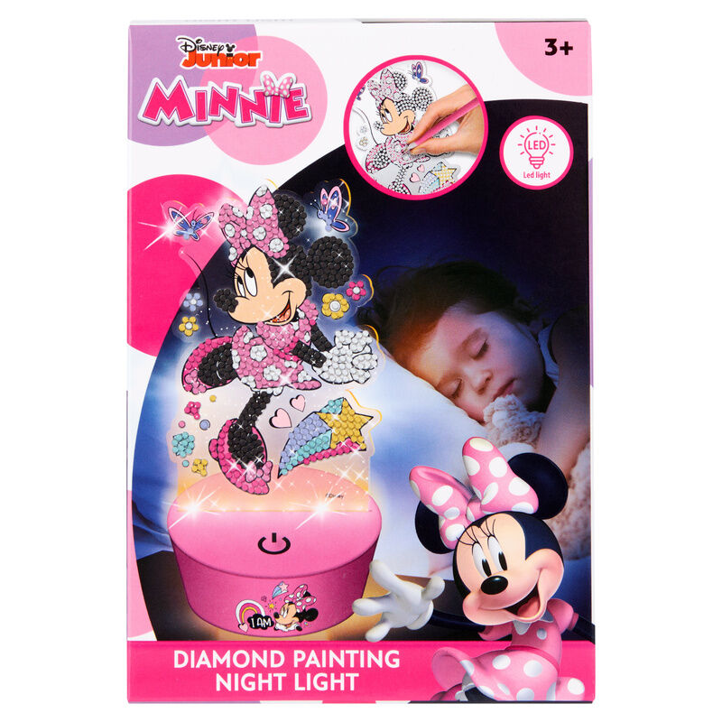 Figura para pintar luz LED Minnie Disney