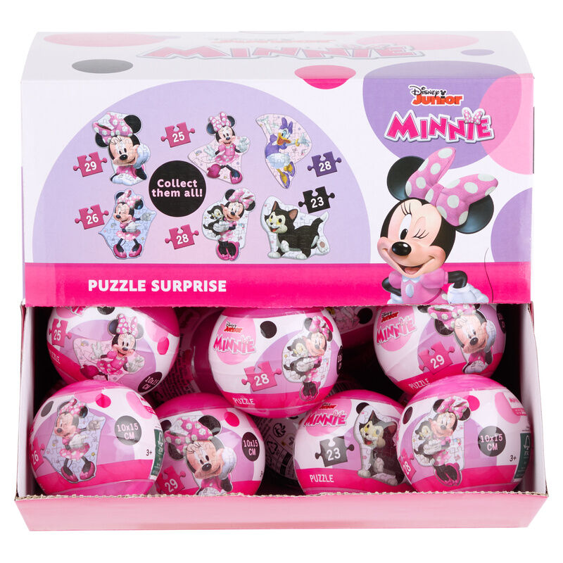 Bola sorpresa puzzle Minnie Disney surtido